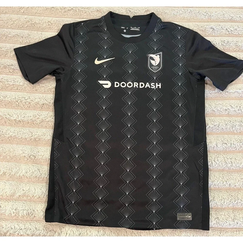 Nike Angel City FC 2024 Away Jersey – Youth XL (Fits Men’s XS) – Black – GUC